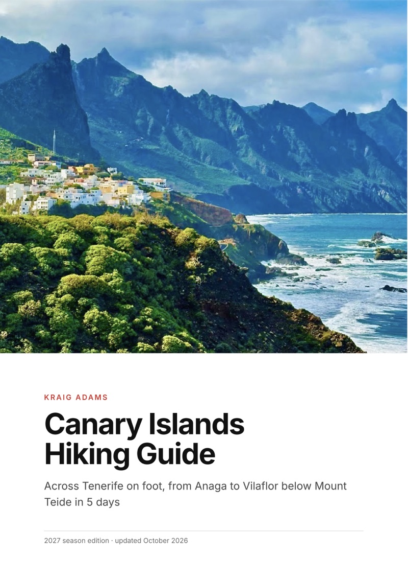 The cover of the Canary Islands Hiking Guide