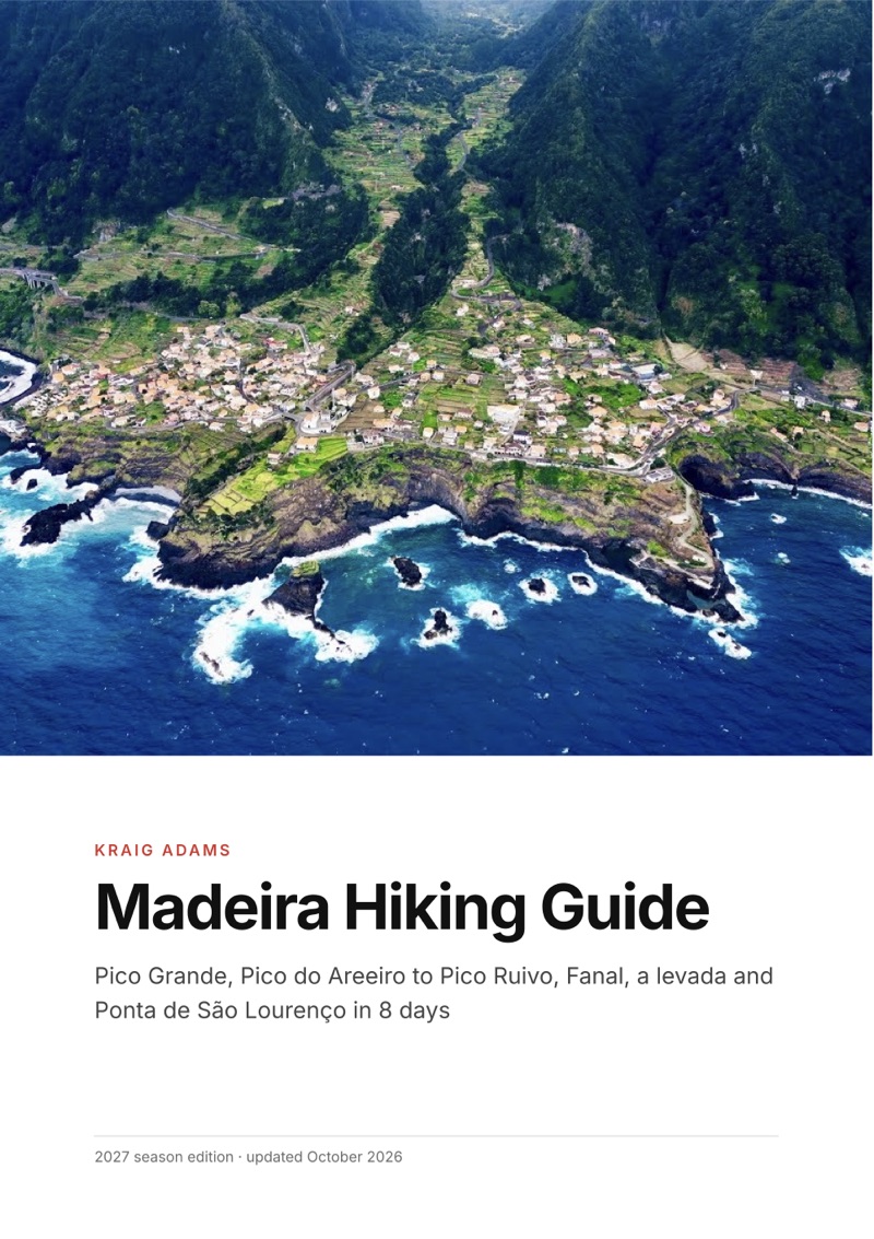 The cover of the Madeira Hiking Guide
