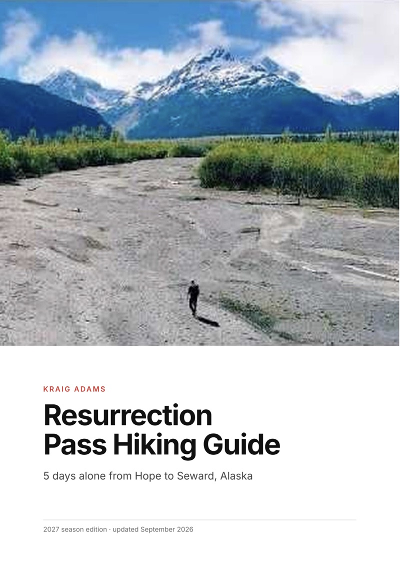 The cover of the Resurrection Pass Hiking Guide