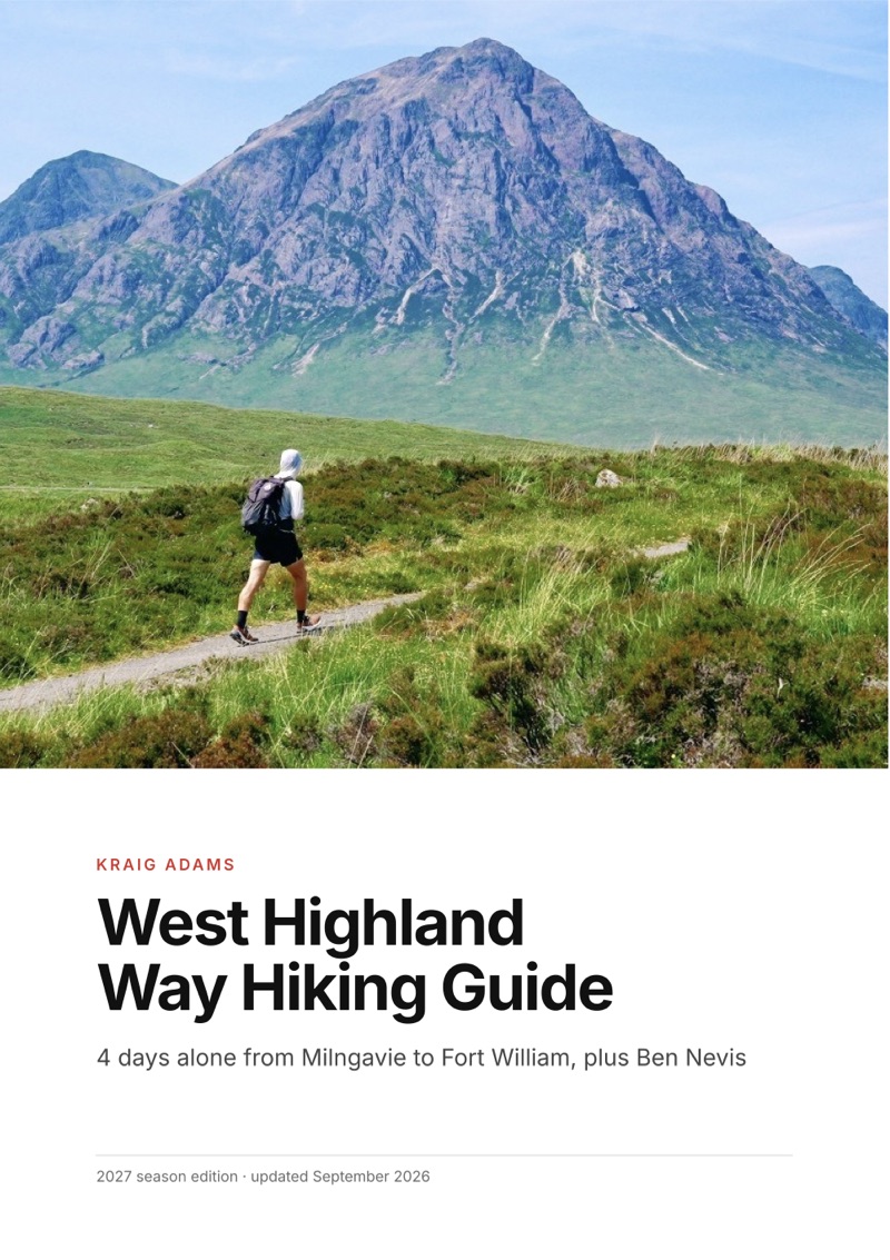 The cover of the West Highland Way Hiking Guide