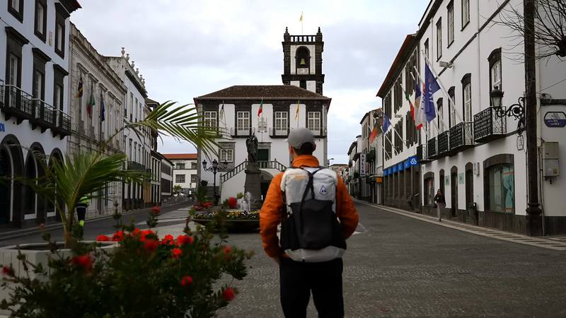 Ponta Delgada on São Miguel, where my trip started.