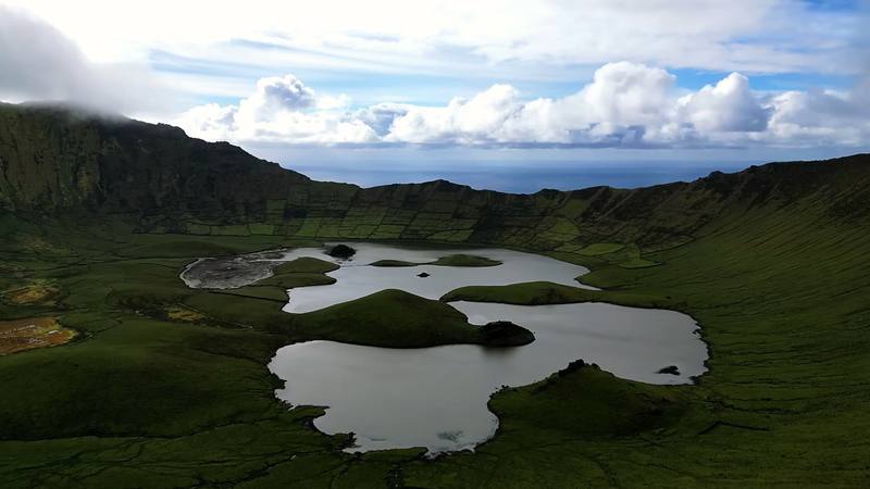 The lakes in Corvo's Caldeirão, Day 5.