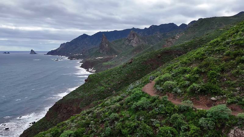 The coast path on Anaga's north shore.