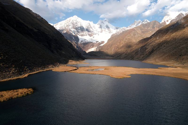Laguna Jahuacocha, where Day 11 starts, the evening before.