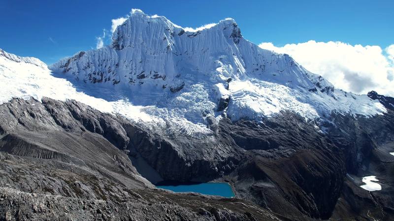 Laguna 69 below Chacraraju, Day 2.