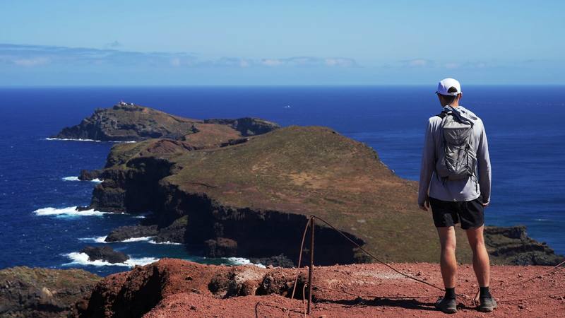 Looking out to the end of Ponta de São Lourenço from the PR8, Day 6.