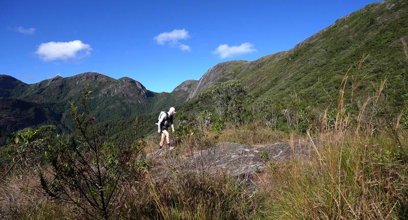 Onto the open ridge, Day 1.