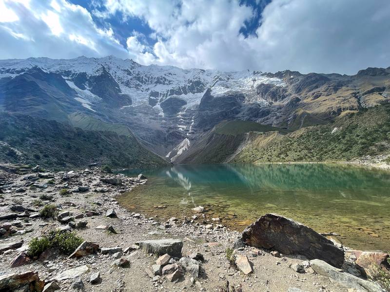 Humantay Lake and the Humantay glaciers, the afternoon of Day 1.