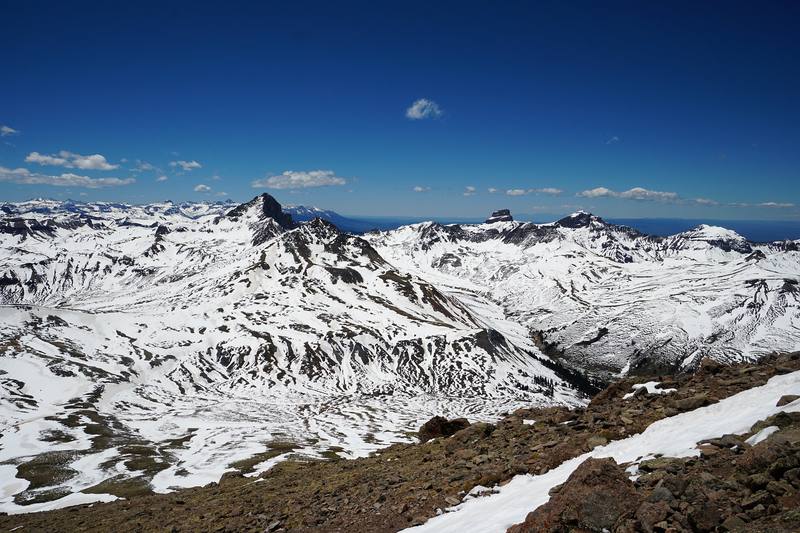The San Juans from the ridge of Uncompahgre, Day 2.