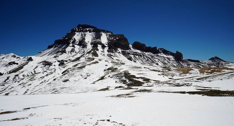 Uncompahgre Peak from the plateau, Day 2.
