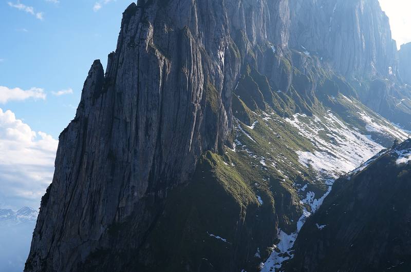 The Kreuzberge from the Saxer Lücke on the afternoon of Day 2.