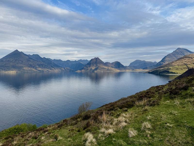 Loch Scavaig and the Cuillin on the way to Elgol.