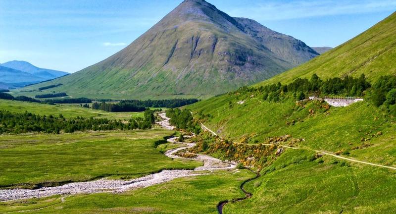 Beinn Dorain above the valley on Day 2.